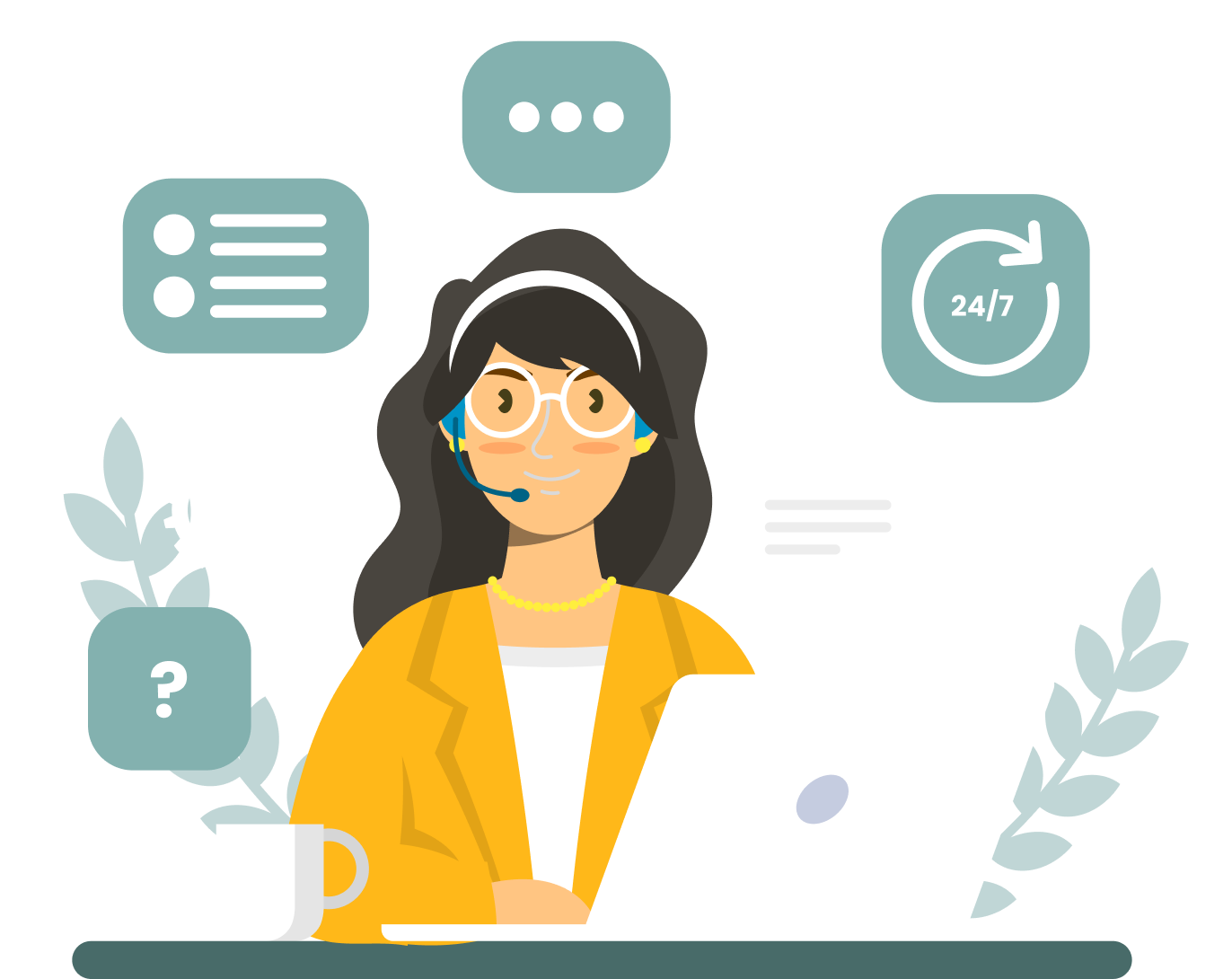 Sandooqi Customer Support Expert illustration